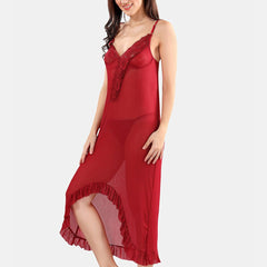 Be You Net Baby Doll With High-Low