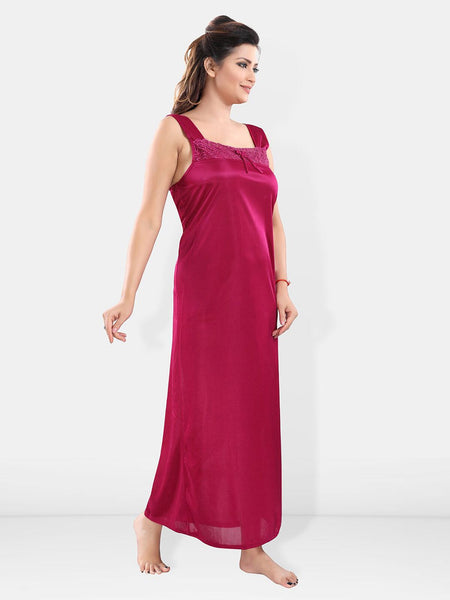 Be You Satin Maxi Nightdress With Robe