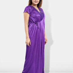 Be You Pack of 5 Lace Insert Satin Nightwear Set