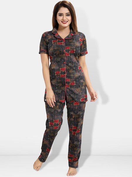 Be You Printed Shirt & Pyjama
