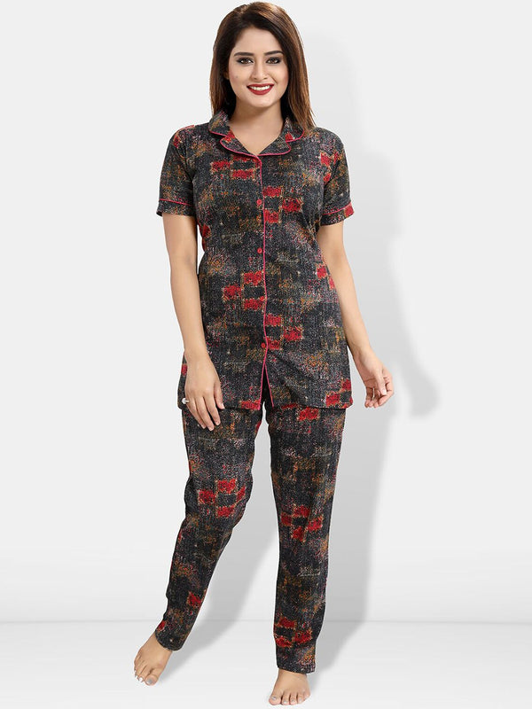 Be You Printed Shirt & Pyjama