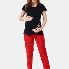 Be You Printed Maternity Night Suit