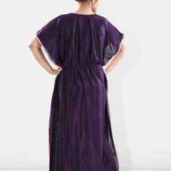 Be You V-Neck Satin Maxi Kaftan Nightdress