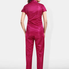 Be You Satin Shirt & Lounge Pant Night Suit