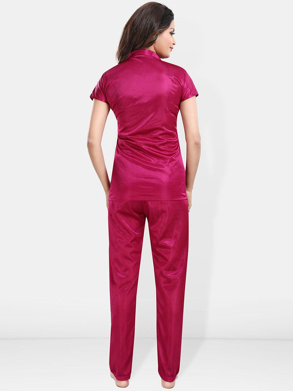 Be You Satin Shirt & Lounge Pant Night Suit