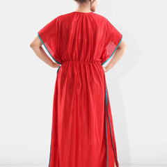 Be You V-Neck Satin Maxi Kaftan Nightdress