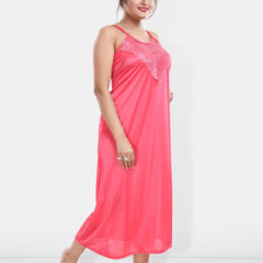 Be You Maxi Satin Wrap Nightdress With Robe