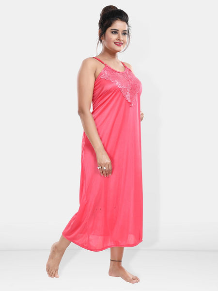 Be You Maxi Satin Wrap Nightdress With Robe