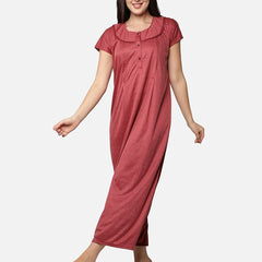Be You Striped Maternity Maxi Nightdress
