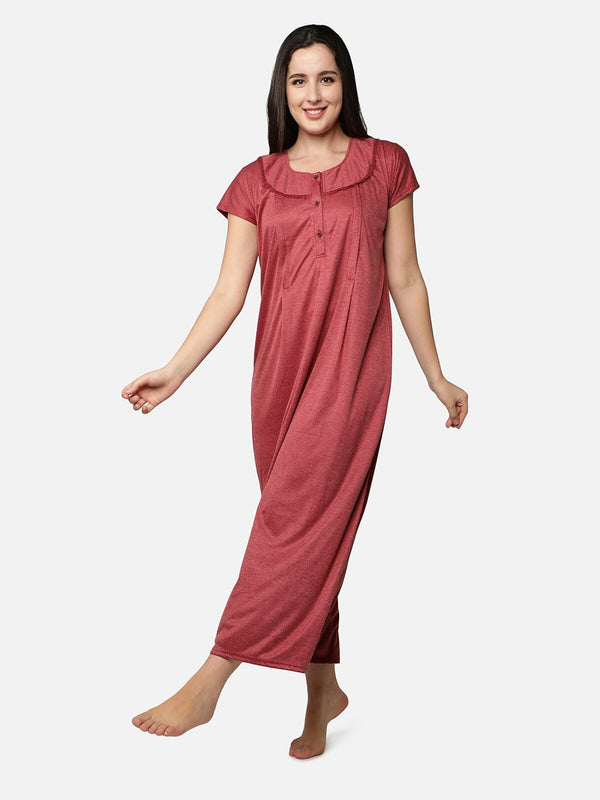 Be You Striped Maternity Maxi Nightdress