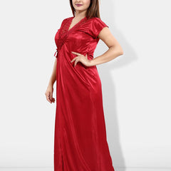 Be You 6 Pieces Satin Nightwear Set