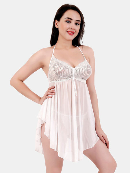 Be You Shoulder Straps Net Baby Doll