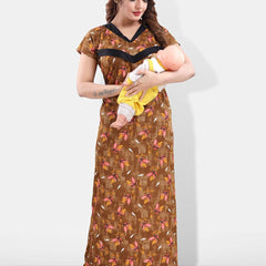 Be You Floral Printed Maxi Maternity Nightdress