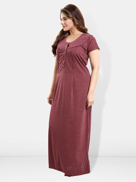 Be You Maternity Striped Maxi Nightdress