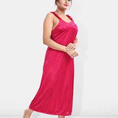 Be You Maxi Satin Wrap Nightdress With Robe