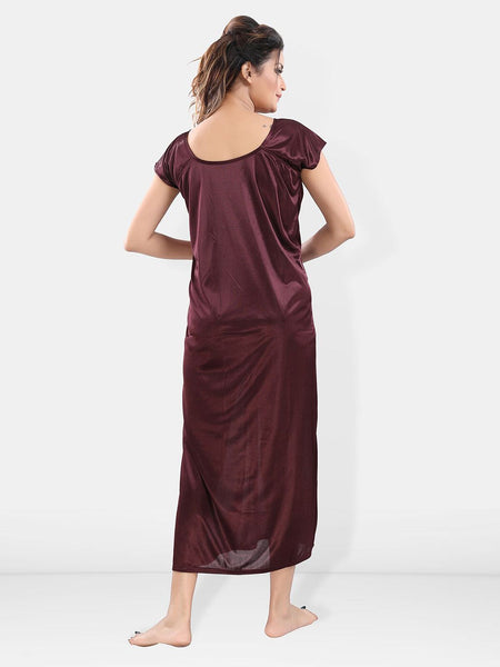 Be You Satin Maxi Nightdress With Robe