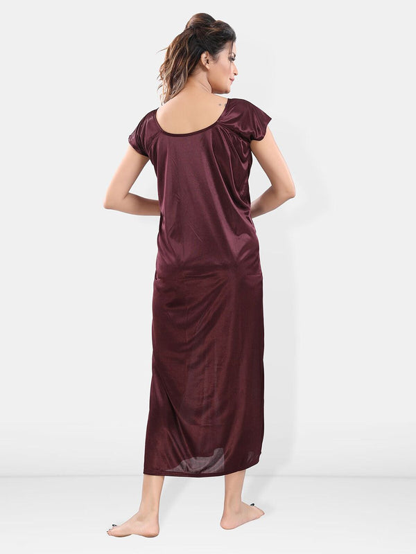 Be You Satin Maxi Nightdress With Robe