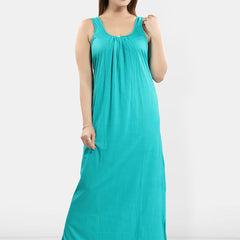 Be You Sleeveless Cotton Maxi Nightdress