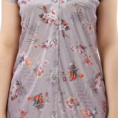 Be You Floral Printed Satin Night suit