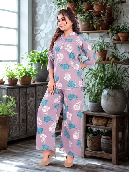 Be You Printed Top & Trousers Co-Ords
