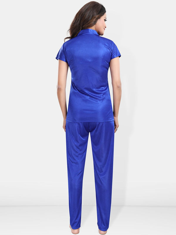 Be You Satin Shirt & Lounge Pant Night Suit