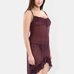 Be You Self Design Net Baby Doll With Brief