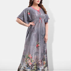 Be You Floral Printed Kaftan Nightdress