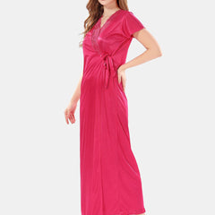 Be You Satin Maxi Nightdress With Robe