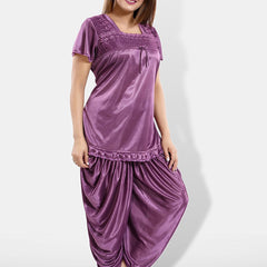 Be You Pack of 2 Square Neck Satin Night suit