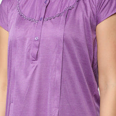 Be You Striped Maternity Maxi Nightdress