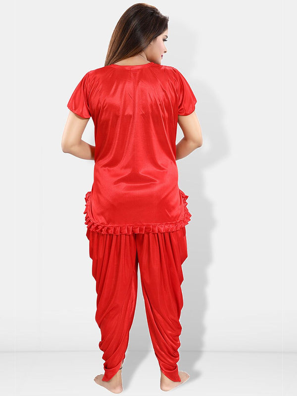Be You Square Neck Satin Night suit