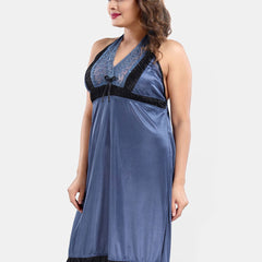 Be You Satin Wrap Nightdress With Robe