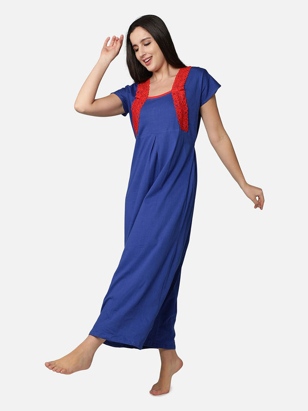 Be You Blue Maxi Nightdress