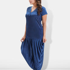 Be You 6 Pieces Satin Maxi Nightdress Set With Robe And Lingerie Set