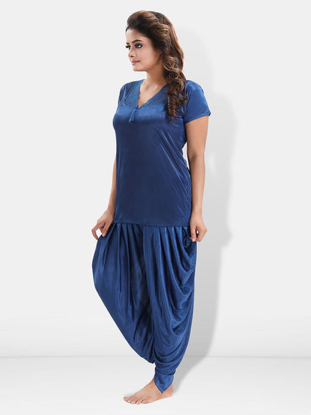 Be You 6 Pieces Satin Maxi Nightdress Set With Robe And Lingerie Set