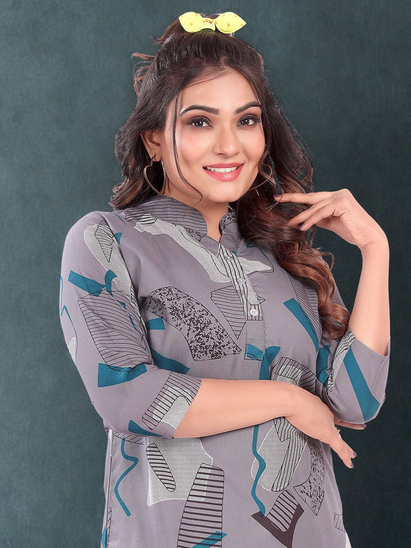 Be You Geometric Printed Top & Trousers Co-Ords