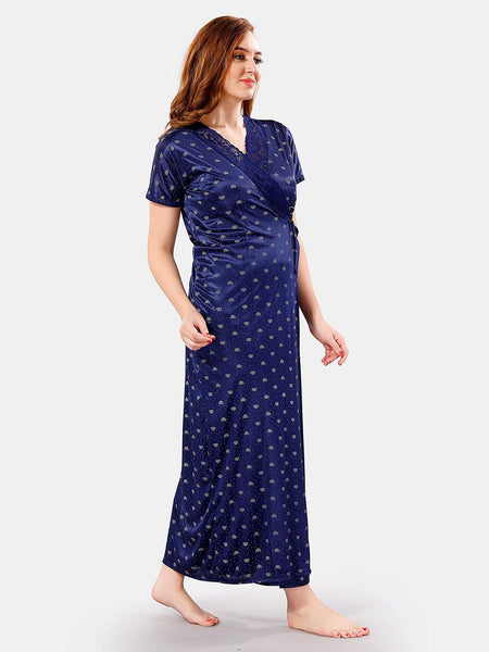 Be You Satin Maxi Nightdress With Robe