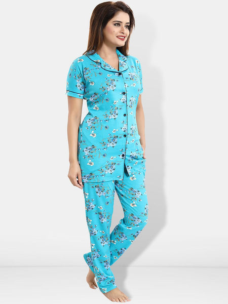 Be You Pack of 2 Printed Cotton Night suit