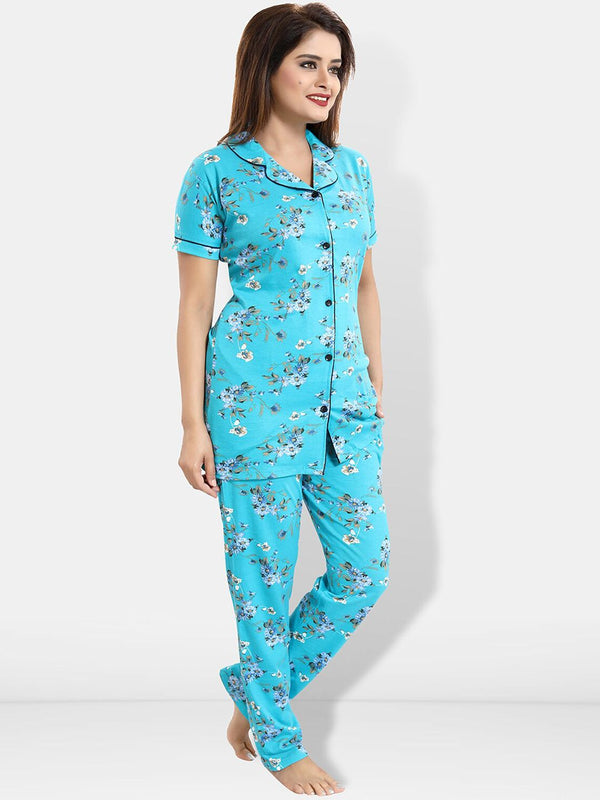 Be You Pack of 2 Printed Cotton Night suit