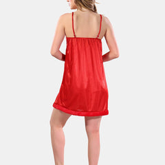Be You V-Neck Long Sleevs Satin Maxi Nightdress With Robe