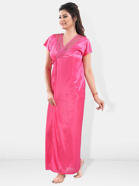 Be You Satin Nighty With Robe