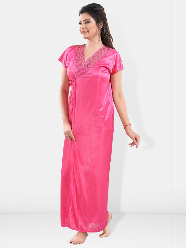 Be You Satin Nighty With Robe