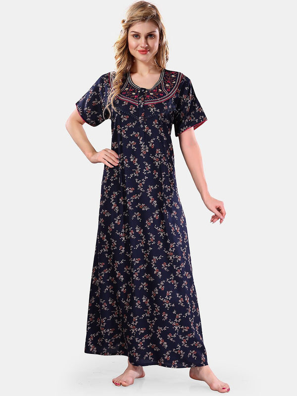 Be You Floral Printed Maxi Nightdress