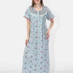 Be You Floral Printed Maxi Nightdress