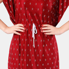 Be You Conversational Printed Satin Night Suit