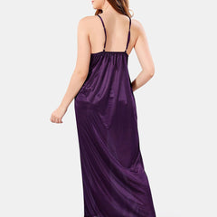 Be You Satin Maxi Nightdress With Robe