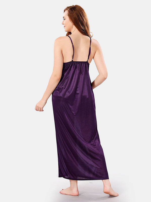 Be You Satin Maxi Nightdress With Robe