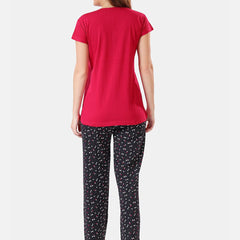 Be You Conversational Printed Maternity Night Suit