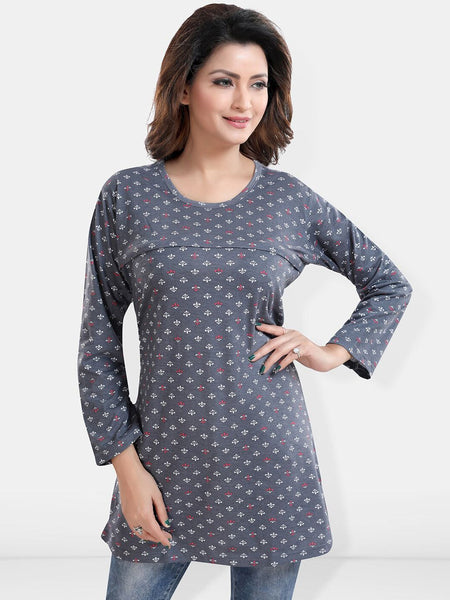 Be You Conversational Printed Maternity Top