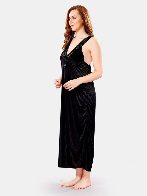 Be You Satin Maxi Nightdress With Robe